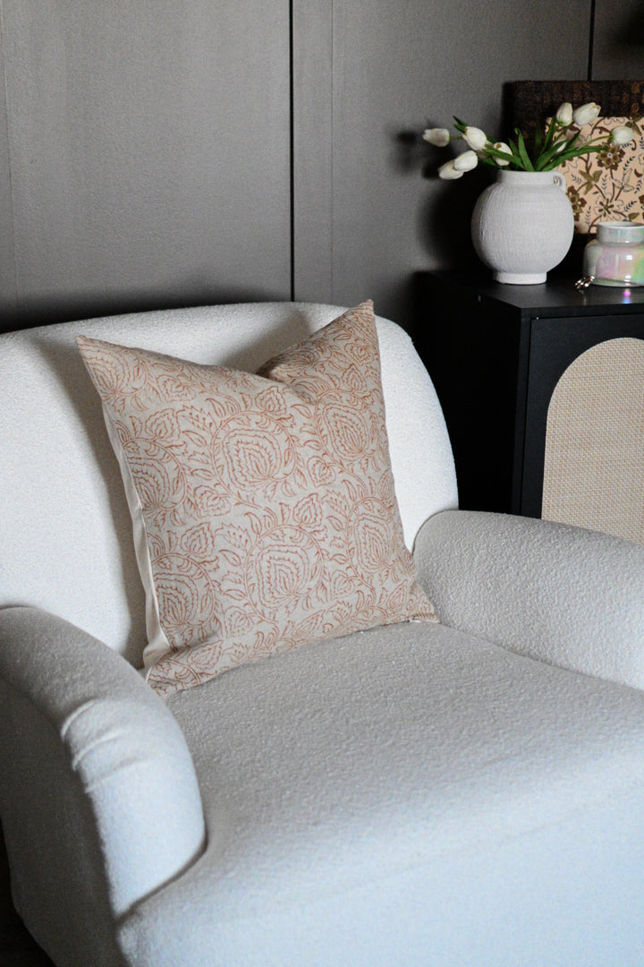 Nate Block Print Pillow Cover