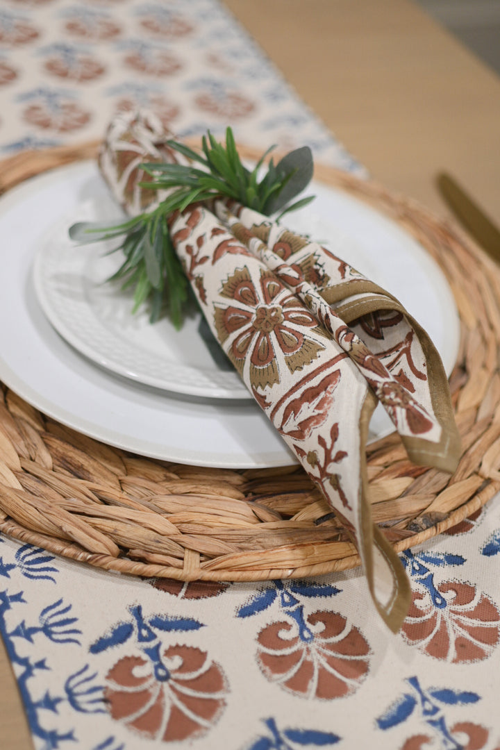 Flitchburg Block Print Cloth Napkins