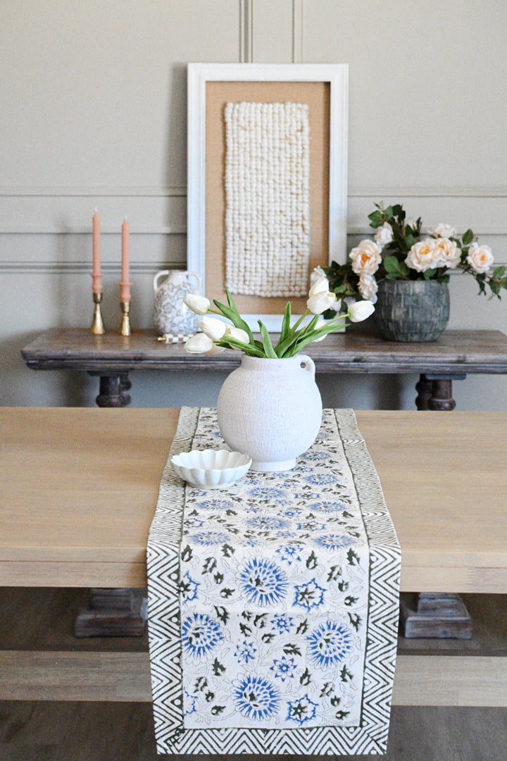 Kendra Block Print Table Runner
