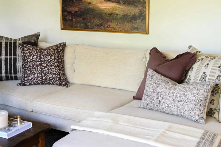 Vada Block Print Pillow Cover - Maple Village Lane