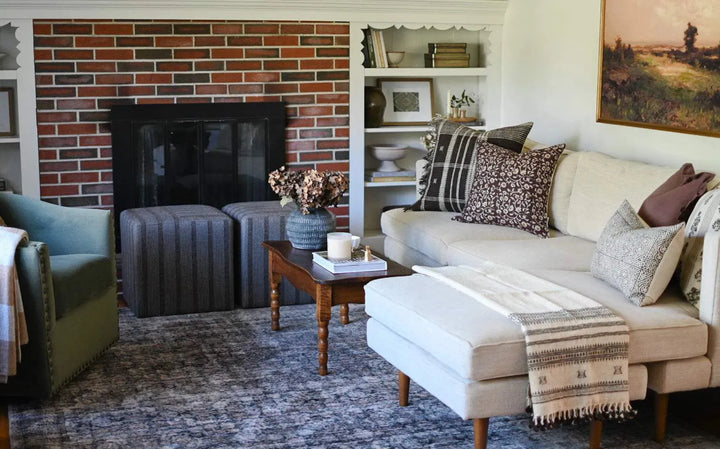 Steven Woven Pillow Cover - Maple Village Lane