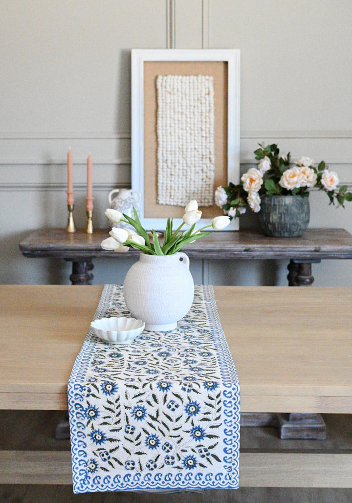 Matilda Block Print Table Runner