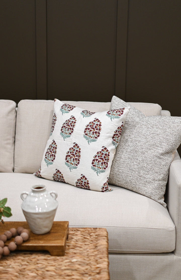 Brittany Block Print Cushion Cover