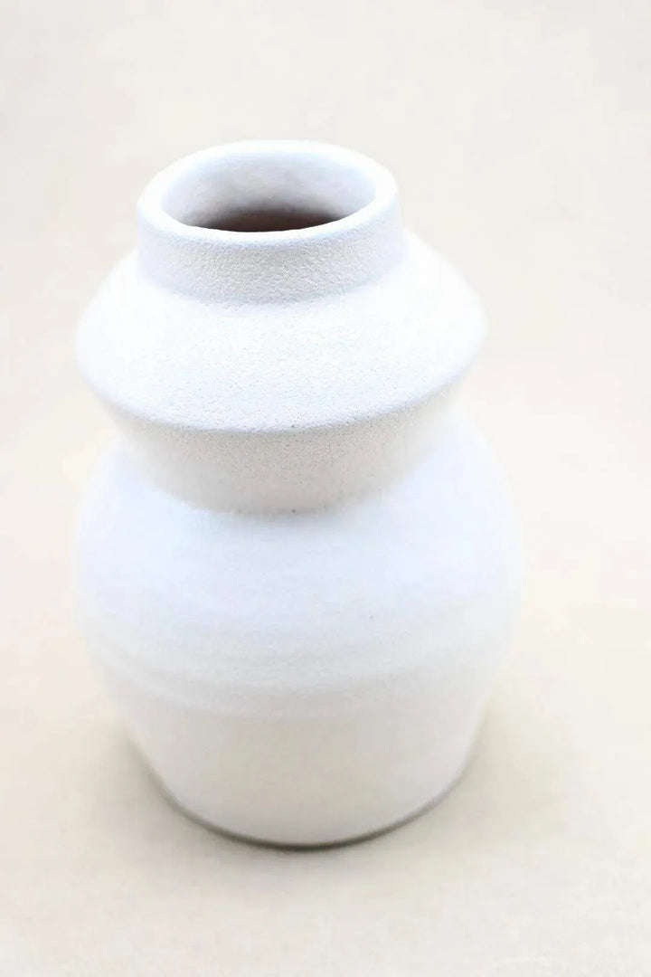 Modern White Vase - Maple Village Lane