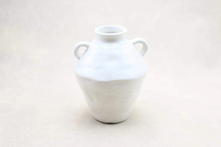Neutral Handle Vase - Maple Village Lane