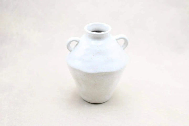 Neutral Handle Vase - Maple Village Lane
