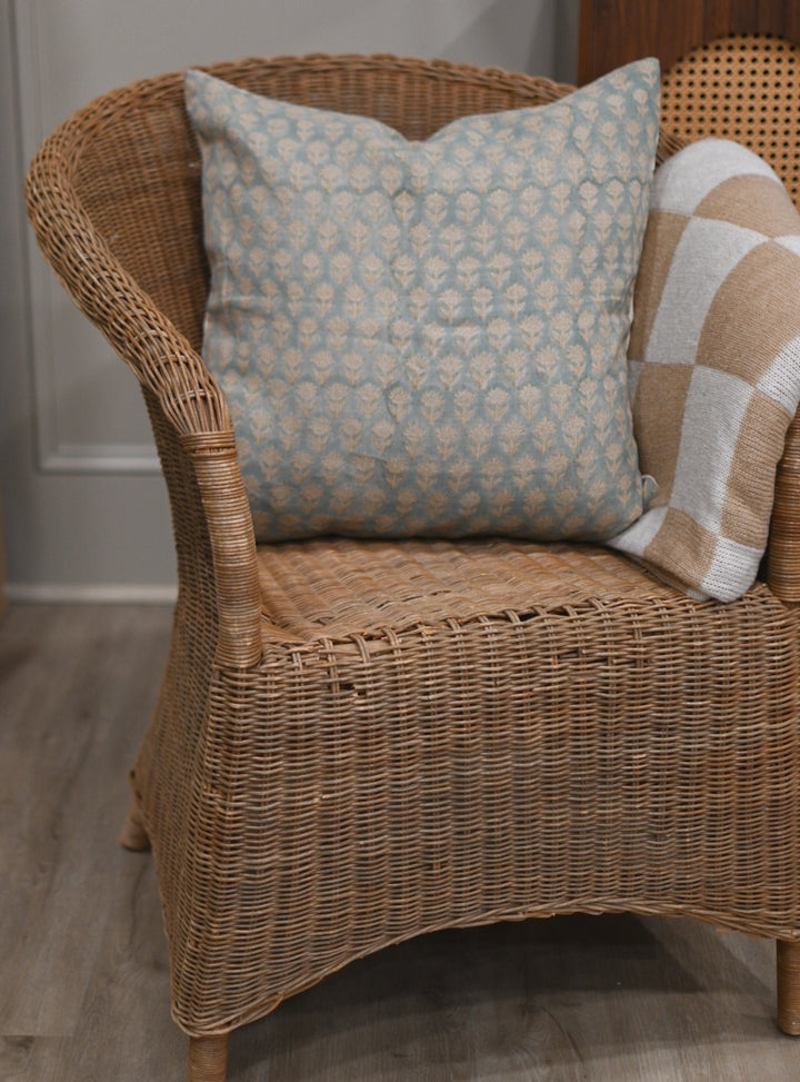 Harlowe Block Print Cushion Cover