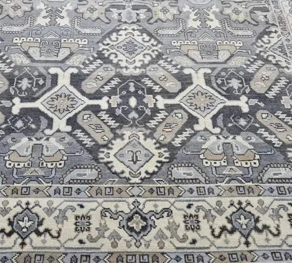 Modern Farmhouse Hand Knotted Oushak Rug - Maple Village Lane