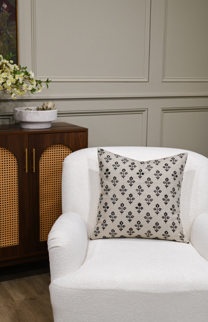 Naomi Block Print Cushion Cover