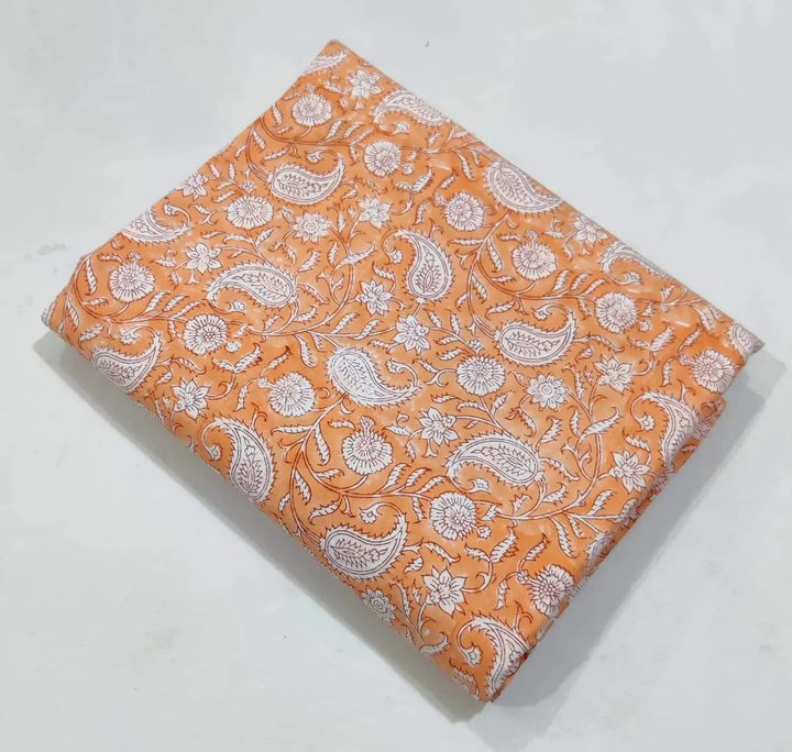 Cotton fabric, Fabric by yard, Hand printed fabric, Block Print Fabric, Indian Fabric