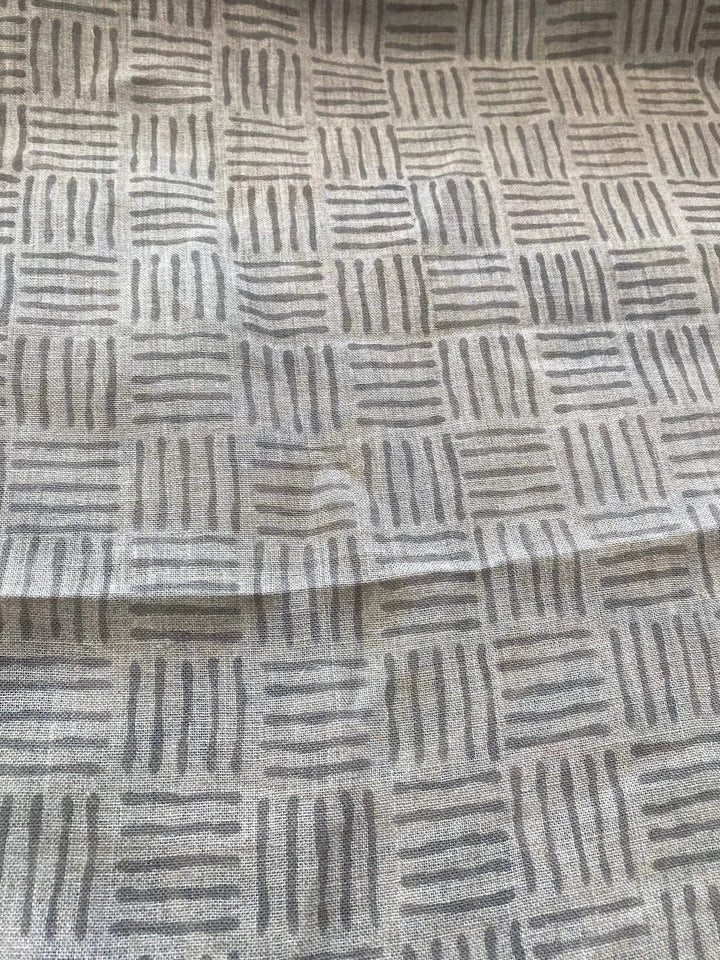 Linen fabric, Fabric by yard, Hand printed fabric, Block Print Fabric, Indian Fabric
