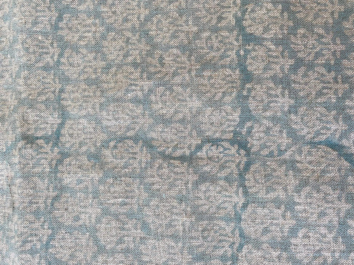 TATULLA || Indian Hand Block Print Linen Fabric for Upholstery - Maple Village Lane