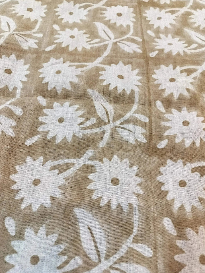 ALOFSH || Indian Hand Block Print Linen Fabric For Interior Design - Maple Village Lane