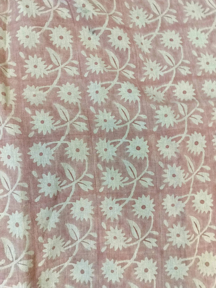 Thick 58" Handloom Linen Fabric Linen Fabric Flower , Upholstery Fabric, Pillow Cover ,Thick Linen Fabric, Pillow Cover , Drapery Fabric - Maple Village Lane