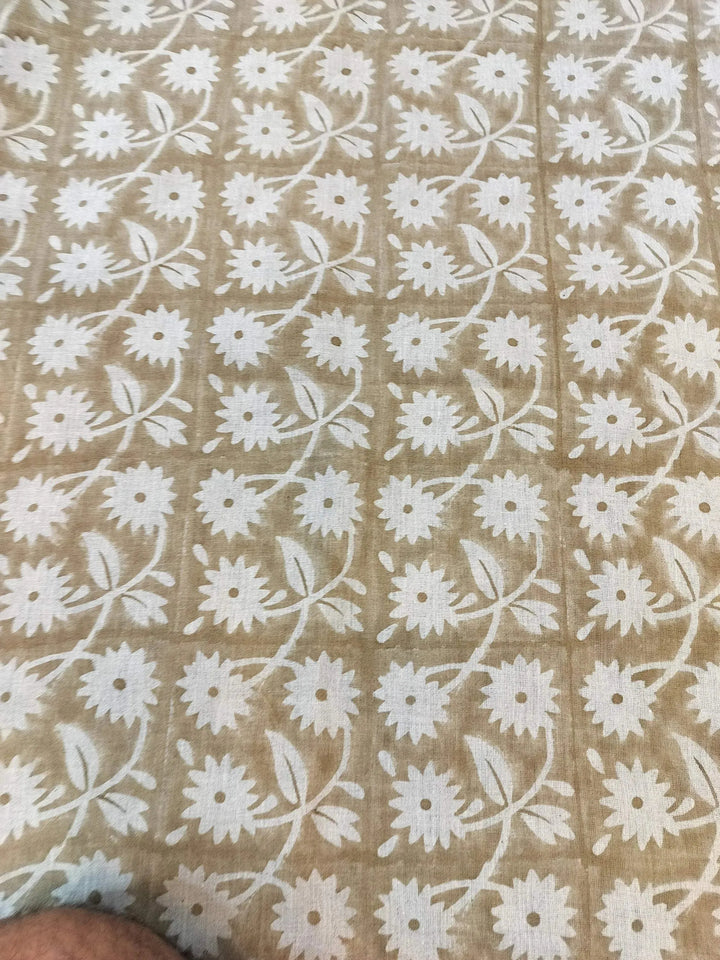ALOFSH || Indian Hand Block Print Linen Fabric For Interior Design - Maple Village Lane