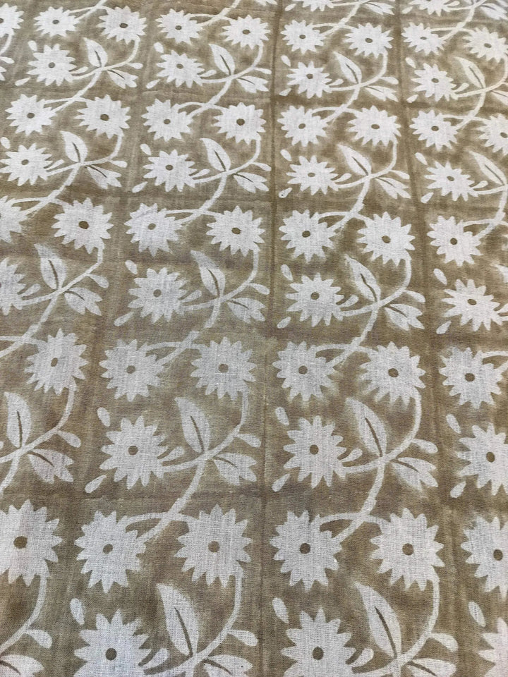 ALOFSH || Indian Hand Block Print Linen Fabric For Interior Design - Maple Village Lane