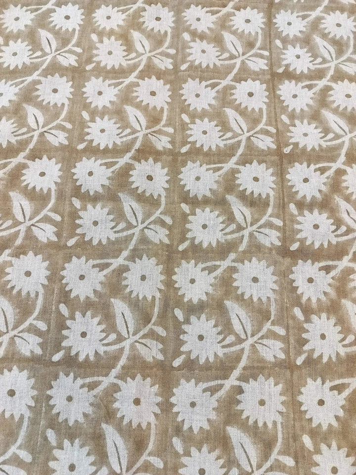 ALOFSH || Indian Hand Block Print Linen Fabric For Interior Design - Maple Village Lane