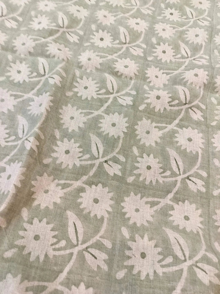 Thick 58" Handloom Linen Fabric Linen Fabric Flower , Upholstery Fabric, Pillow Cover ,Thick Linen Fabric, Pillow Cover , Drapery Fabric - Maple Village Lane