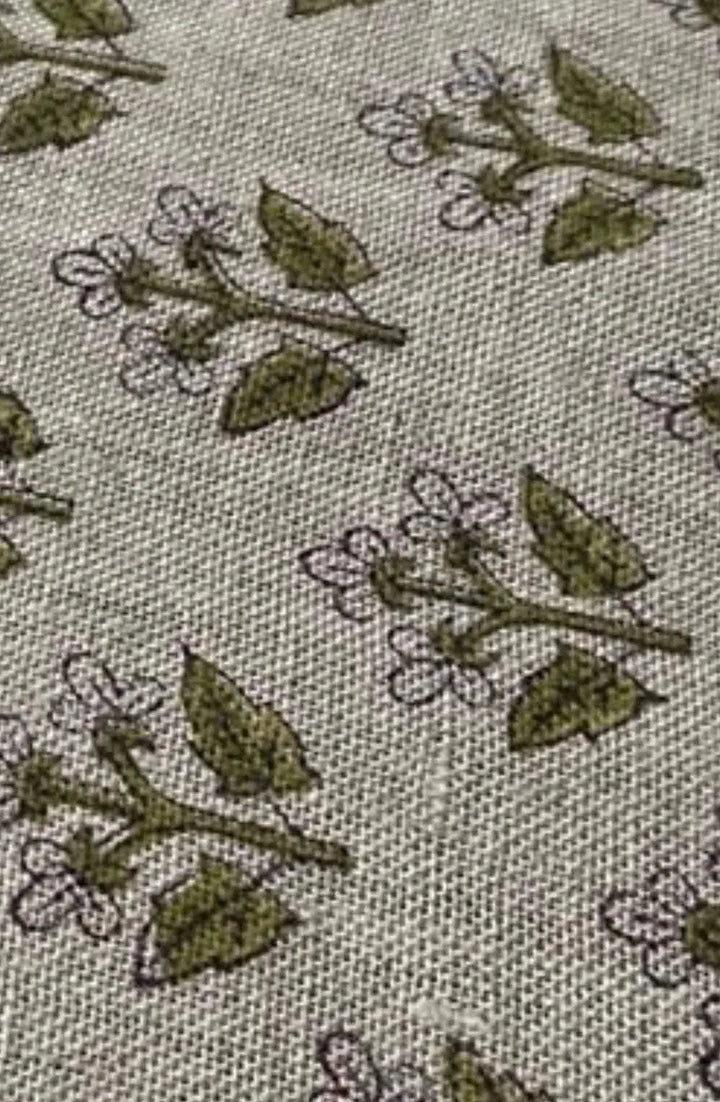 Linen fabric, Fabric by yard, Hand printed fabric, Block Print Fabric, Indian Fabric