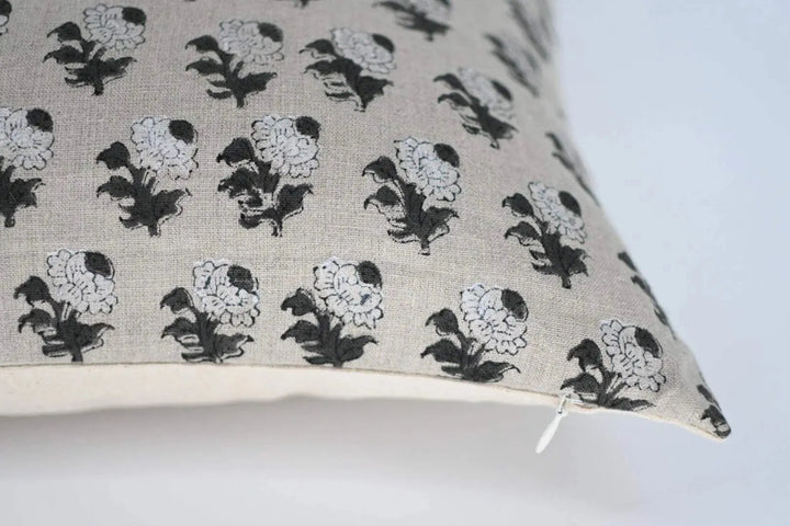 Grace Block Print Pillow Cover - Maple Village Lane