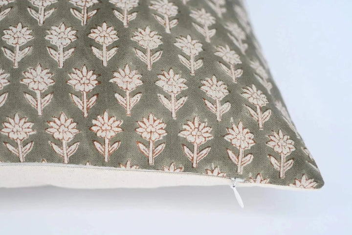 Sophia Block Print Pillow Cover - Maple Village Lane