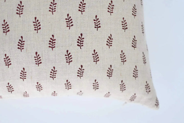 Audrey Block Print Pillow Cover - Maple Village Lane