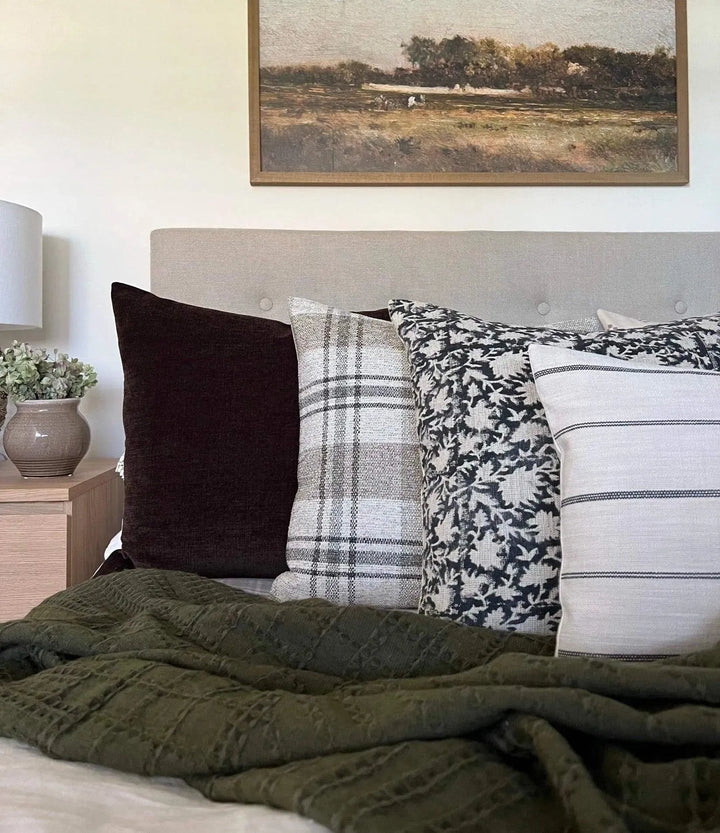 Maude Woven Pillow Cover - Maple Village Lane