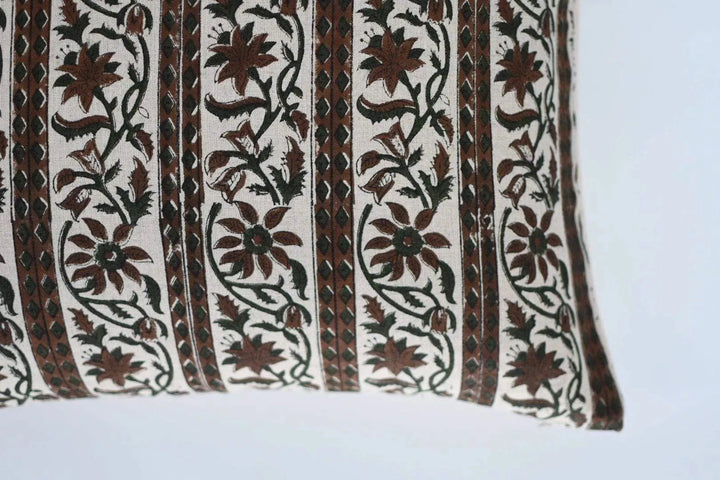 Alexander Block Print Pillow Cover - Maple Village Lane