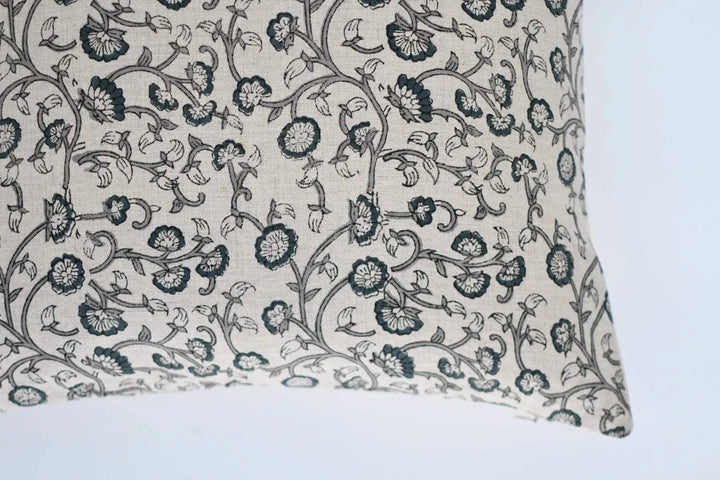 David Block Print Pillow Cover - Maple Village Lane