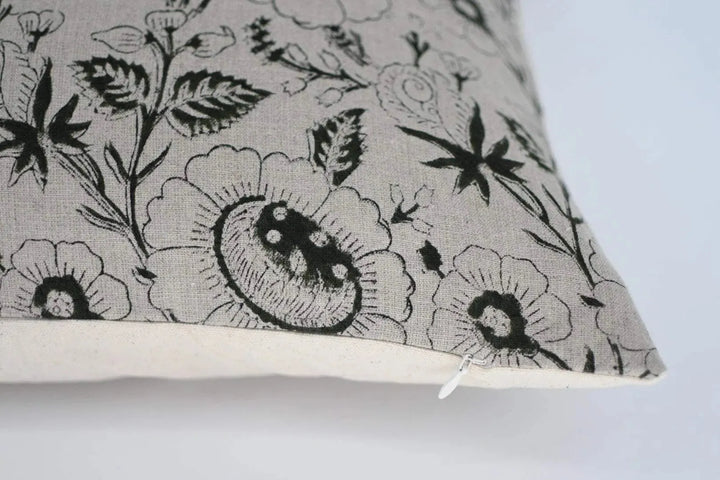 Charlotte Block Print Pillow Cover - Maple Village Lane