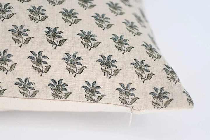 Victoria Block Print Pillow Cover - Maple Village Lane