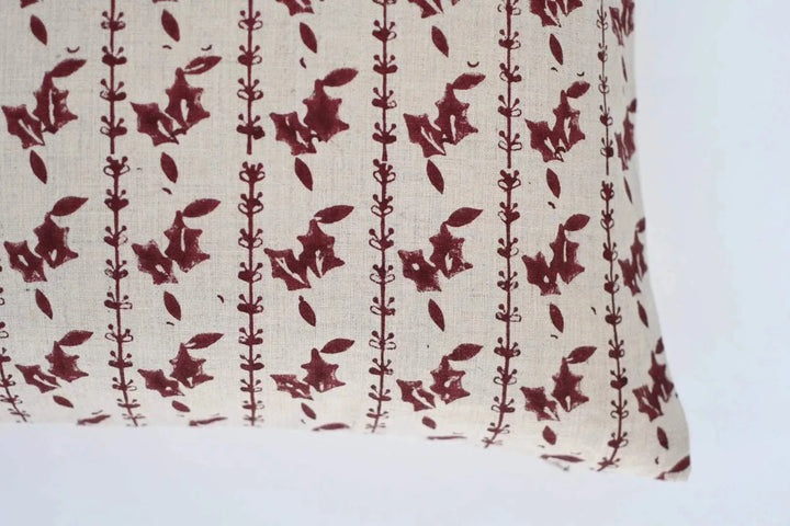 William Block Print Pillow Cover - Maple Village Lane