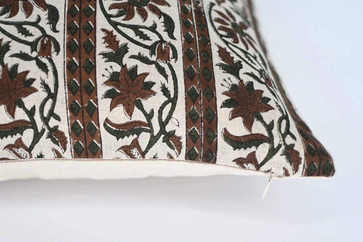 Alexander Block Print Pillow Cover - Maple Village Lane