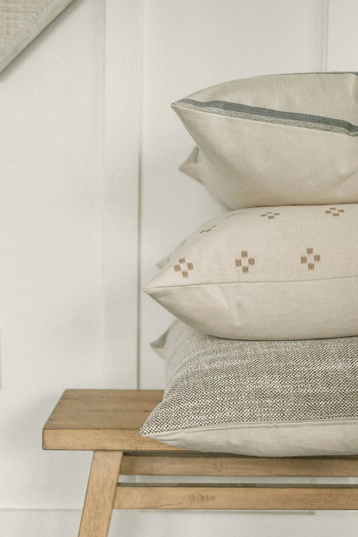 Olivia Block Print Pillow Cover - Maple Village Lane