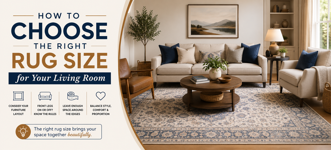 How to Choose the Right Rug Size for Your Living Room