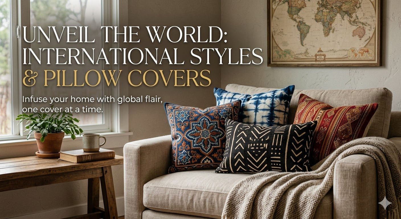 How to Incorporate International Styles into Your Home Decor with Pillow Covers?