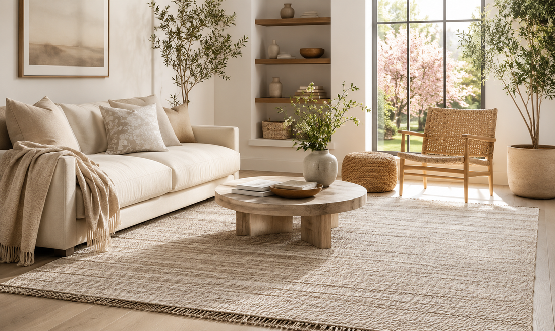 Neutral Rugs for Spring: The Easy Way to Create a Calm and Bright Home