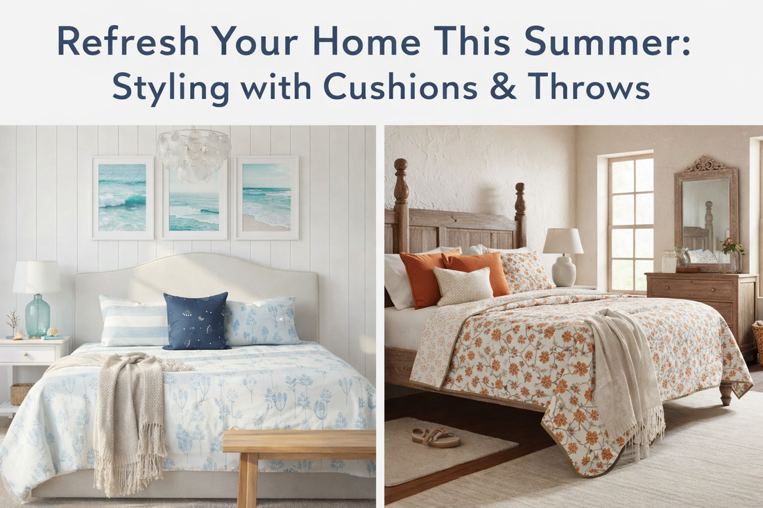 Refresh Your Home this Summer: Styling with Cushions & Throws