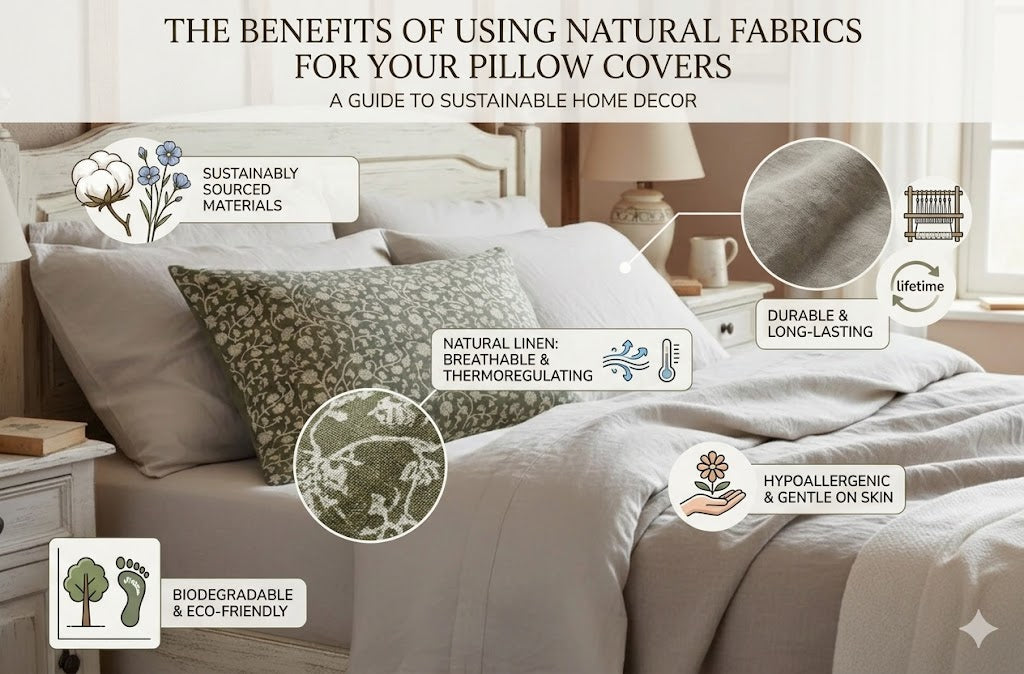 The Benefits of Using Natural Fabrics for Your Pillow Covers: A Guide to Sustainable Home Decor