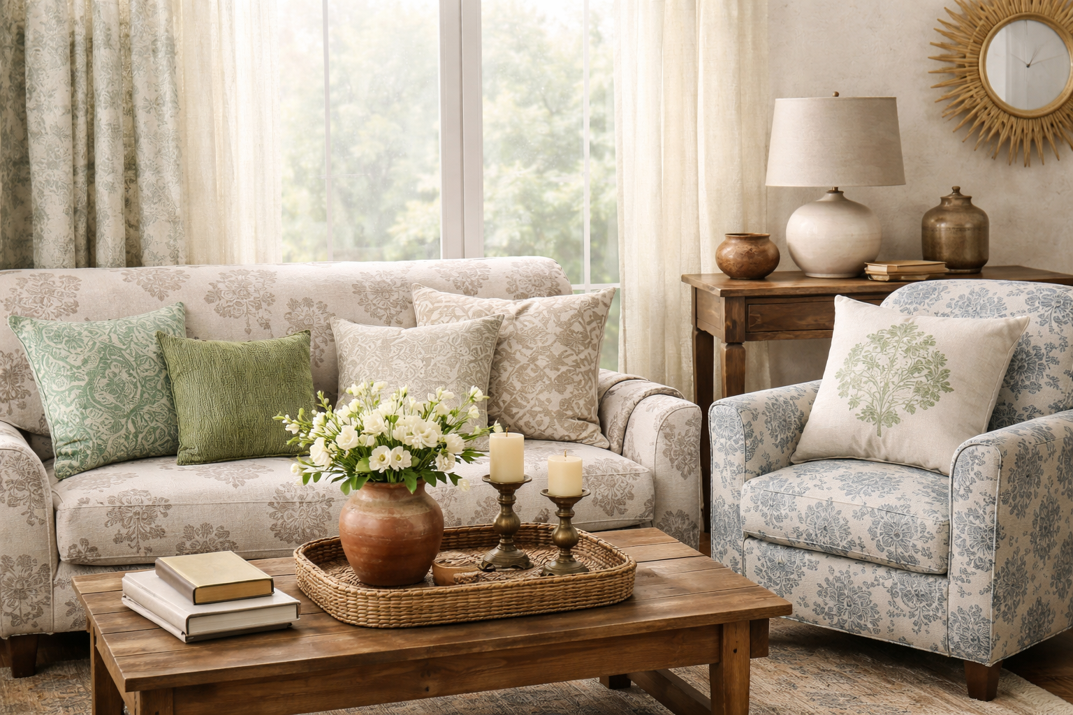 The Timeless Appeal of Linen: Styling Upholstery with Block Printed Elegance