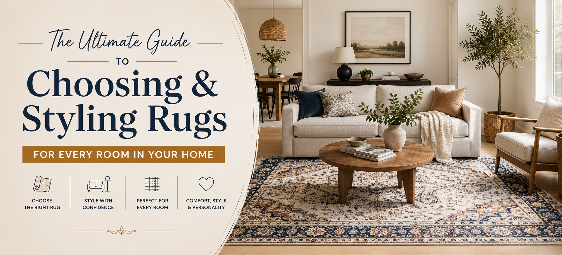 The Ultimate Guide to Choosing & Styling Rugs for Every Room in Your Home