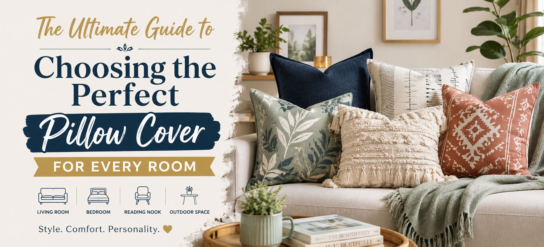 The Ultimate Guide to Choosing the Perfect Pillow Cover for Every Room