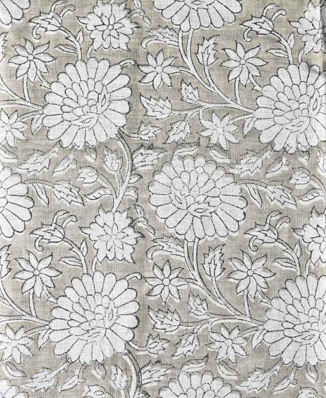 Botanical Vines & Nature-Inspired Fabric | Hand-Blocked Garden
