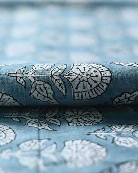 Hand-Block Printed Fabric