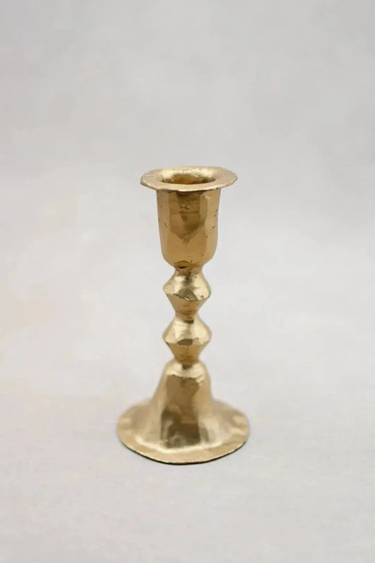 Gold Candle Holders, 2 sizes - Maple Village Lane