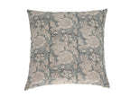 Brice Botanical Print Dusty Blue Pillow Cover 26" x 26" Double Sided Pillow Covers