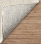 Cloud White Hand-Loomed Wool Rug