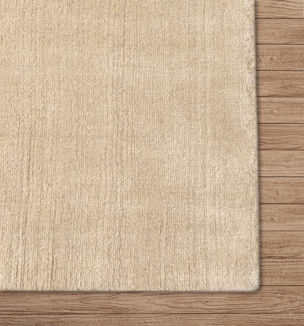 Desert Sand Hand-Loomed Wool Rug
