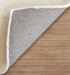 Frost White Hand-Loomed Wool Rug Hand Loomed