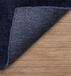 Cosmic Blue Hand-Loomed Wool Rug Hand Loomed